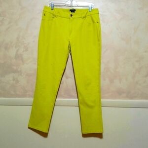 E39 by Eric womens jeans size 12 in mustard yellow